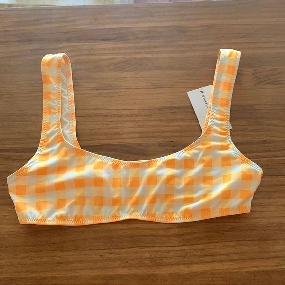 NWT Solid and Stripe Elle bikini top size medium - Picture 1 of 2